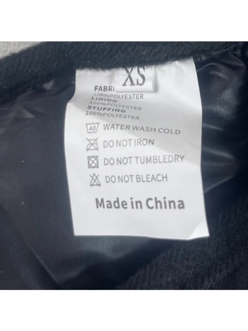 Kuoser Dog Winter Coat‎ Zipper Pocket XS Green Black Water Resistant